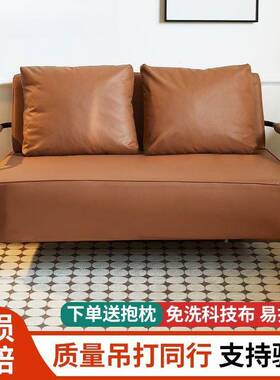 单人布艺沙房发客厅新款出租小腐户型豆技块n8mBjj2K直排科布小沙