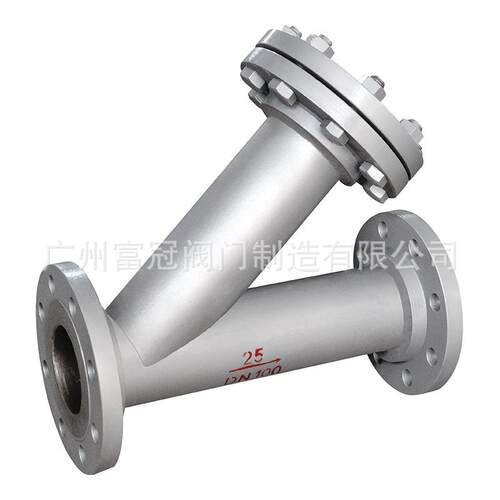 GL41J不-16P锈AL589674钢过衬胶Y型滤排器防腐污过滤器耐酸碱法兰