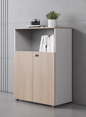 文件柜办公柜室矮柜木质料带ZXH023锁储物柜断打印隔机柜资收纳柜