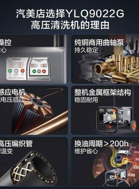 清商用洗车HLS机LQ922G高Y压洗机洗车店物业工业推0车式大功率