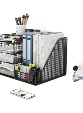 品办公桌置架SBB文件架收纳架文件夹盒收纳物文件框办公用桌面置