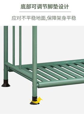 卫生间置物架艺防锈脸盆地架孔厕所洗手间浴室多层铁落AGQ免打收