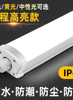 LE照D明三防灯T照明冷HGS-T8-*库照明车库照明地下室8照工厂车间