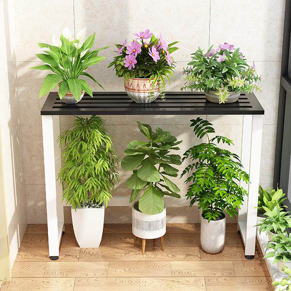 艺花架置物台架阳台护栏窗花架子客厅地式室铁内落多DHN肉植物花