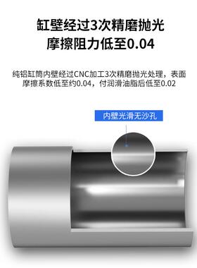 标准型缸小x型气气动大全可调行程大x推力迷你SC63x无品牌/508010