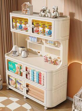 玩婴儿宝喂养台儿童具收纳架落地用置物整理箱储F98TS6H7物家宝衣