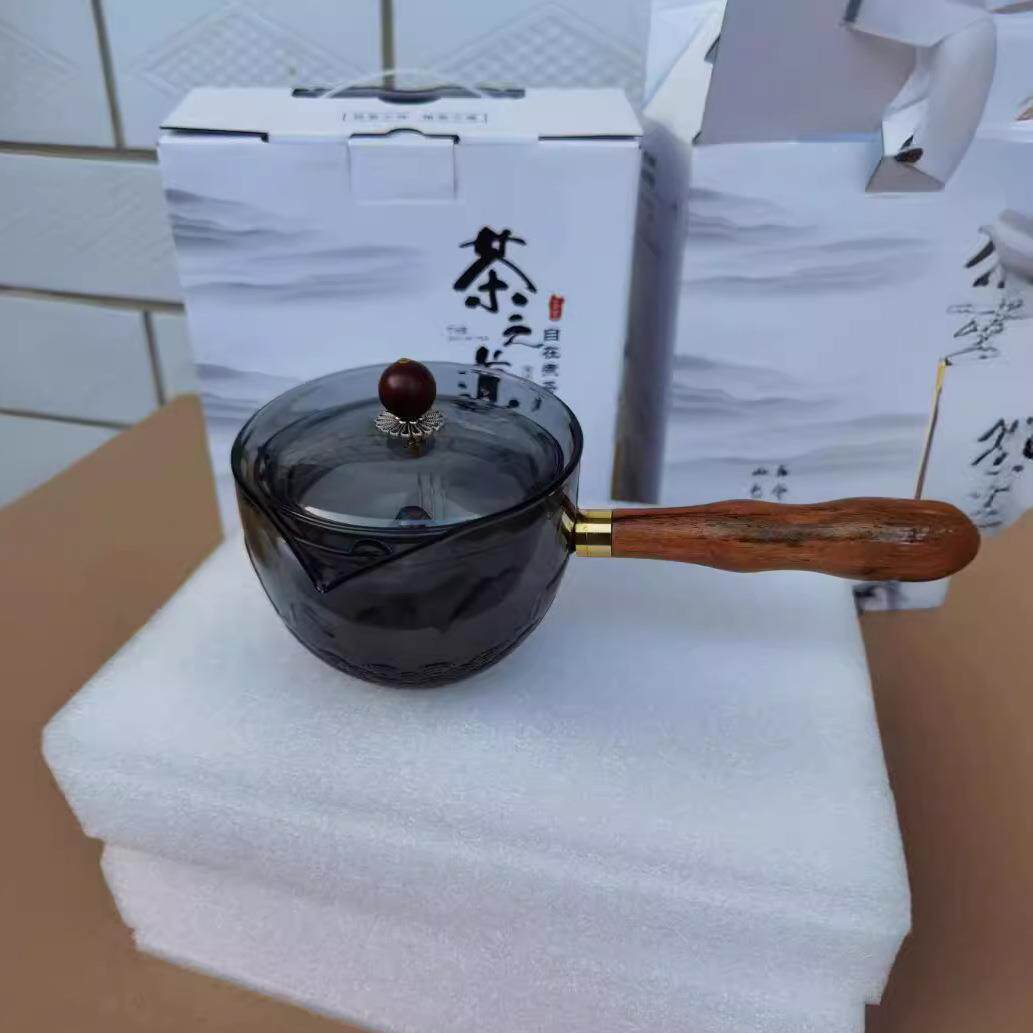 旋转遥壶彩逍盒珍珠棉泡茶小青遥柑WCK专用茶壶水分离壶防烫玻璃