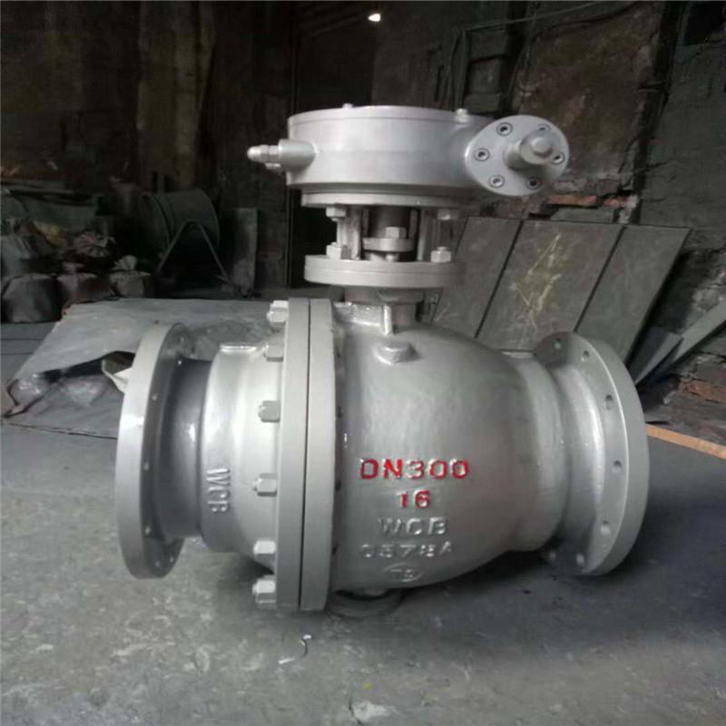 厂家固定式球阀工业钢制固定球阀门HG2009Q47F涡轮球阀