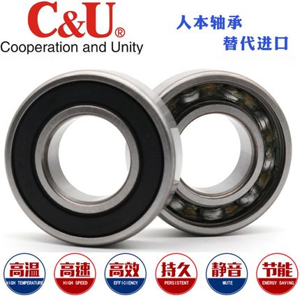 人本C&U轴承6308 6309 6310 6311 6312 6313 6314 6315RZ-2RZ