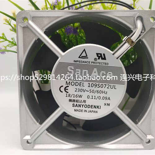 全新三洋12CM200V 109S008UL 109S025UL 109S078UL 109S072UL风扇
