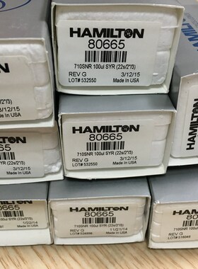 汉密尔顿 80330 Hamilton 10ul  80790 5ul 微量进样器