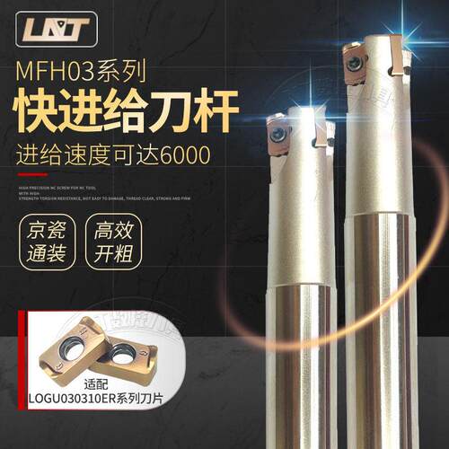 MFH03快进给铣刀杆双面开