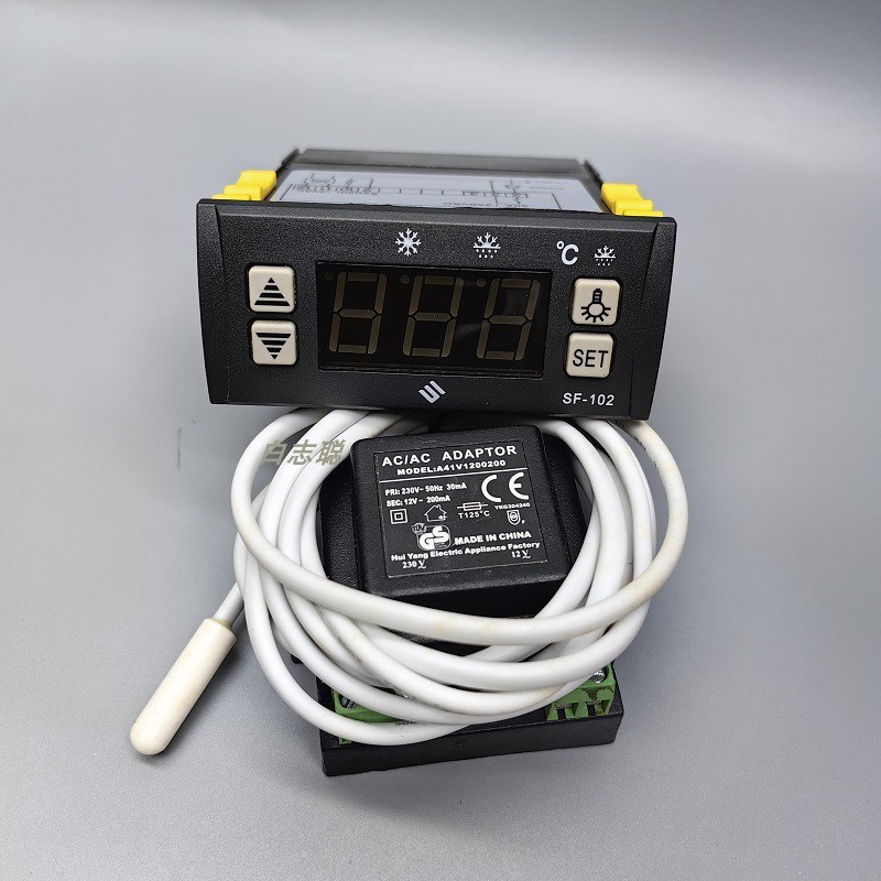 尚方SF-102冷柜温控器30A冷藏雪柜冰柜温度控制器大功率30A继电器