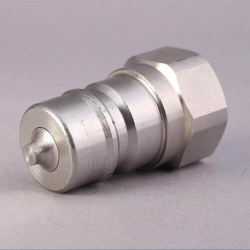 LSQ-S1SS不锈钢316松乔水嘴耐腐蚀液压快速接头ISO7241-A双自封闭