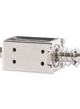 伊莱科EML-0837B直流框架推拉式电磁铁DC12V行程10mm吸力15N