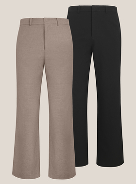 CasualDay【首发】通勤羊毛天丝混纺微喇垂感西裤