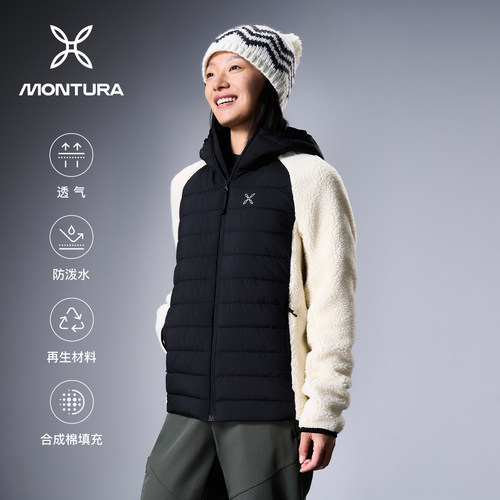 MONTURA防晒徒步女抓绒上衣