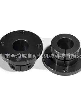 开口STHWRB S45C钢圆法兰型导向轴支座光轴支撑固定座标准型STHRB