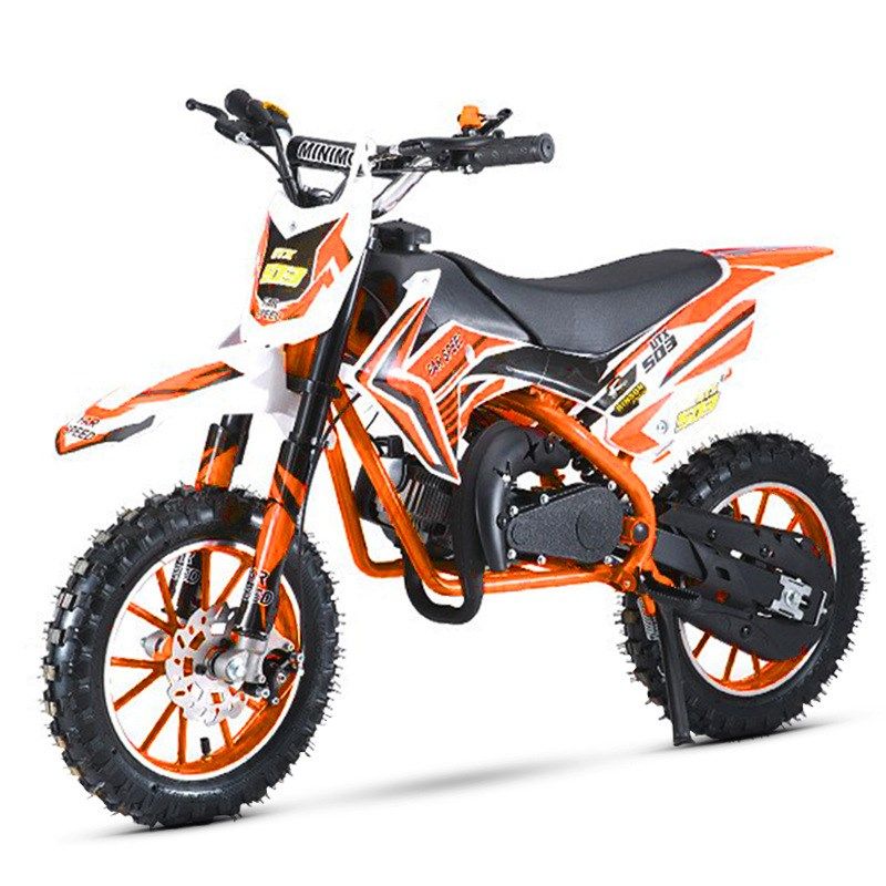 小型摩托49CC 迷你小越野车 二冲程迷你混合非纯汽油儿童成人新车