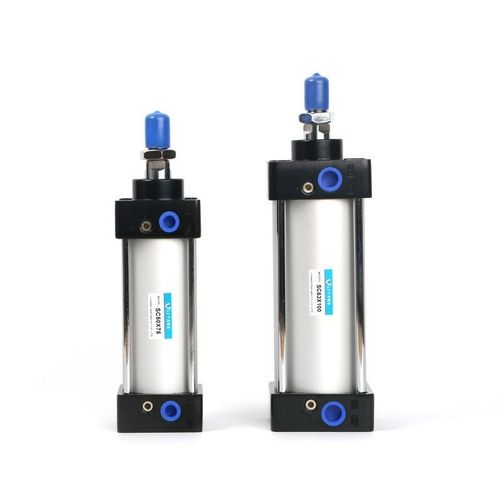 亚德客型SC标准气缸50/63/80/100/125带磁可调行程大缸径气动气缸