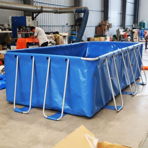 帆布鱼池大型户外支架游泳池 家用储水池PVC大容量水池室外组装式