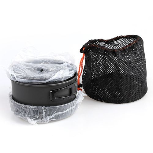 户外2-3人野餐套锅加配件 HK310套锅 便携环保野营套锅茶壶组合