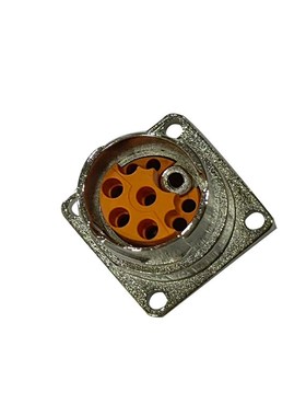 座子M15信号连接器615法兰5芯9芯15芯12芯伺服电机航空插头EDFA