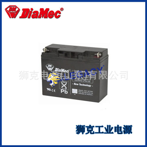 德国DIAMEC蓄电池DMU12-22直流屏12V22AH机房基站船舶通讯设备