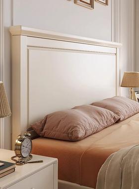 木白色实床卧家用双床16803#.5米1.8米人简约现代储物高主箱出租