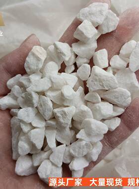 白色子白碎石砾20250219日式枯山水造景机制水磨石用白色水石白洗