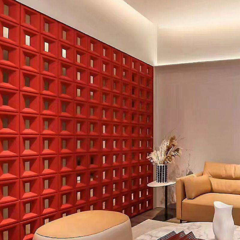 p九宫格空心砖u双面隔款pu构建砖网水泥构断件轻质门红头艺121术