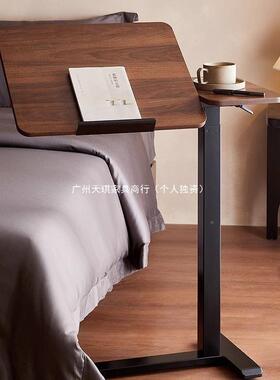 可QWP移动电脑翻桌气压升公降转桌家用办桌卧室边床桌学生学习桌