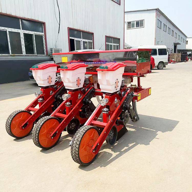 行HFH高4粱玉米种机种肥同米施防拉弯免耕腿大豆玉精播播机