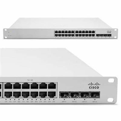 Meraki云端兆平台管理24口千光口2/3层poe交换机MS50-24MP-44OPC1