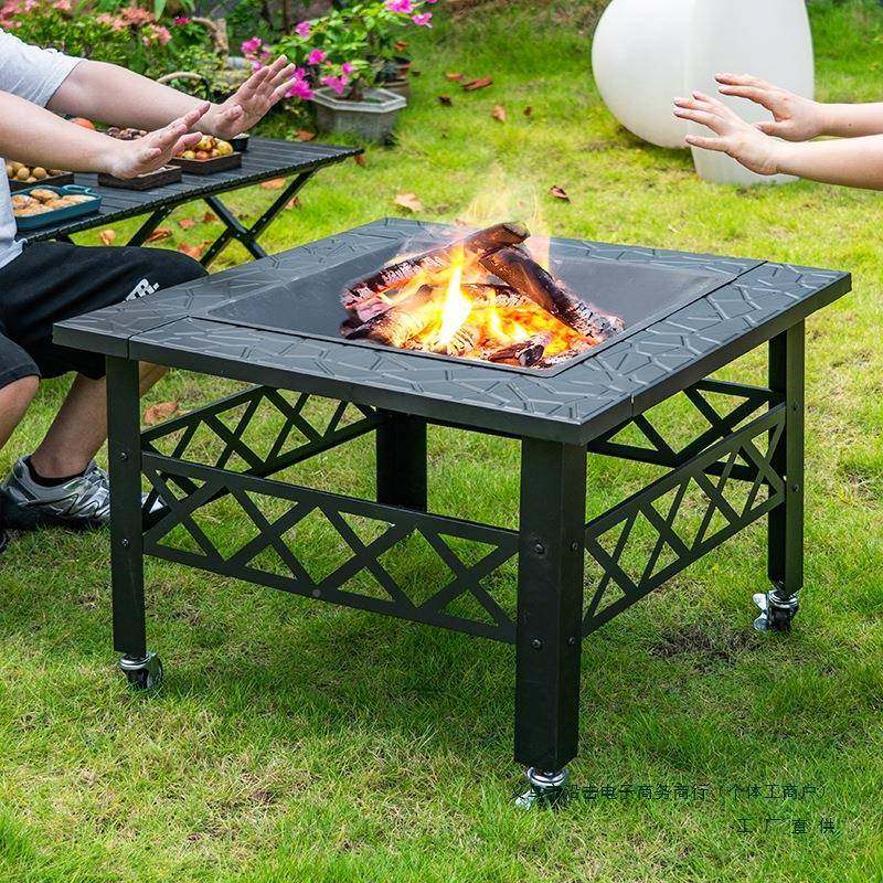 围炉煮VDN茶套烧装家烧用室内烧桌炭炉烤炉烤子户外烤架庭院取暖