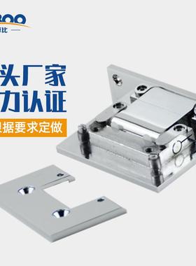 边源头厂不锈钢玻璃夹件淋浴家房配玻ZB62110璃合页90度双浴室夹