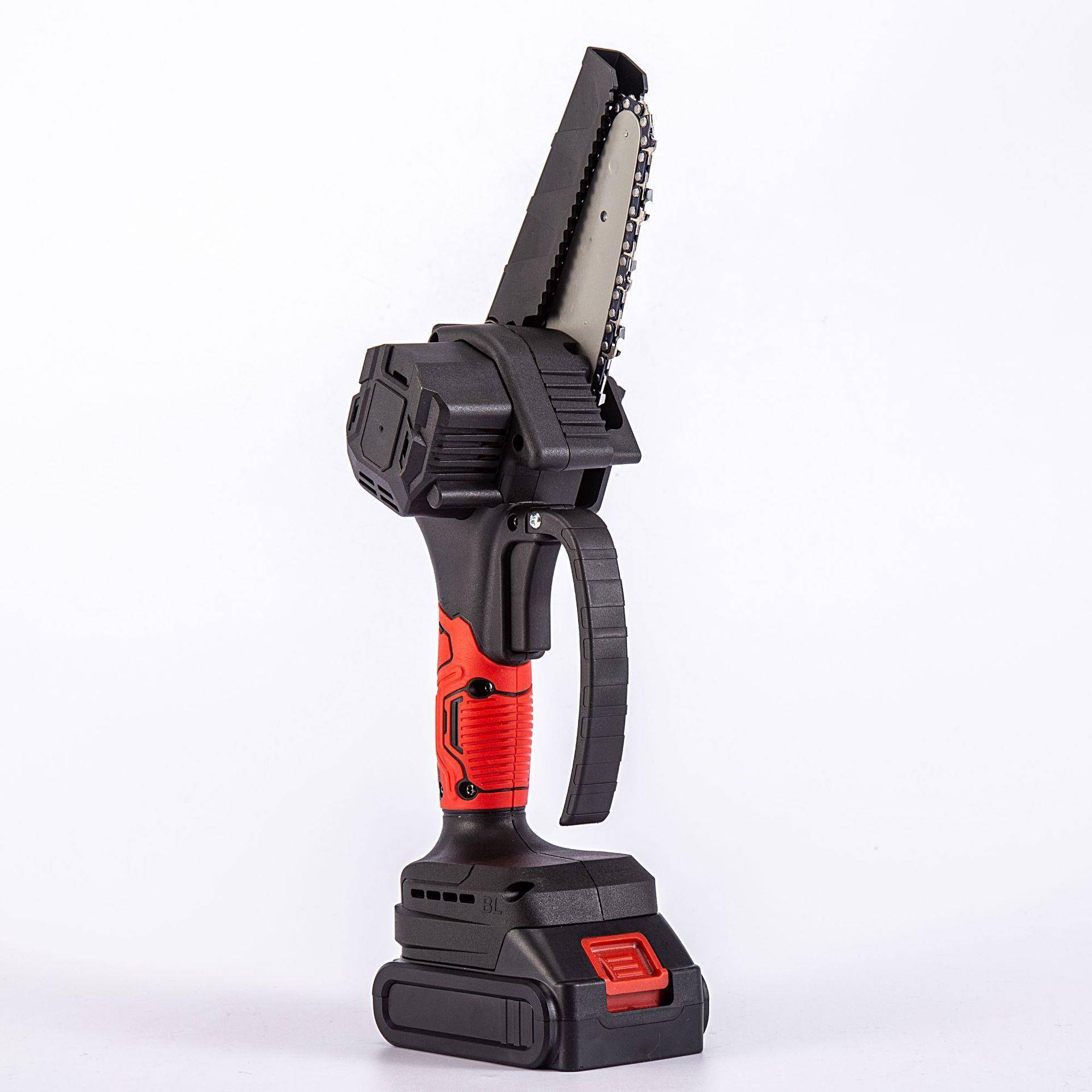 迷户你寸无刷电链锯用小型手4持充AFS电电锯家外伐木单手电动锯