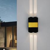 约le户外简雅BD1240S 壁黑双头灯别墅户外花园d围墙灯酒店公寓室