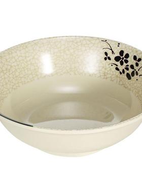 汤青荷花密胺碗仿瓷厅饭店餐碗具塑料饭CIZ碗汤面碗早餐店餐粉碗