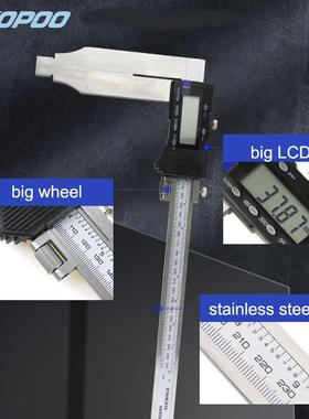 HUOTO电子数显单长爪卡显尺长0-300MM向加OGY爪数游标卡尺
