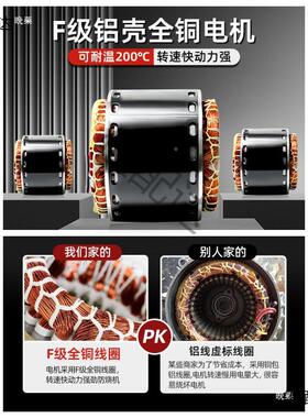 耐高温加长风机机烘箱烤箱电风扇热循环工业用轴QUV流搅轴拌风机