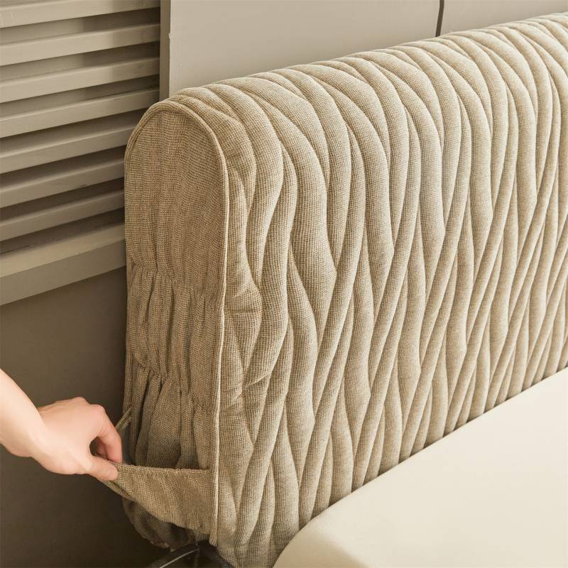 2爆02LSU5双款老粗布加厚可用全面包床头罩