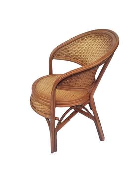 tb-61033小藤椅阳桌椅单人休真闲藤靠台背编腾椅子织儿童成人