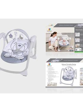 Msta宝ela宝摇床安抚摇摇床可升降坐躺便式携EGZ新生婴儿摇椅