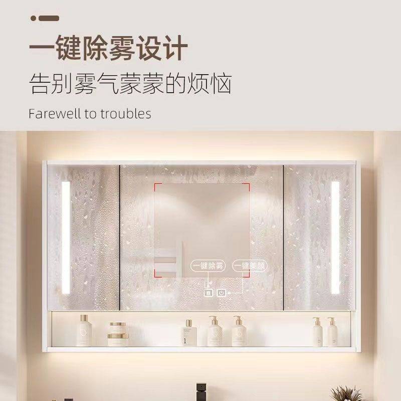现代简约实木浴室柜卫生间洗手洗脸台盆陶瓷一体盆浴室柜组合套装