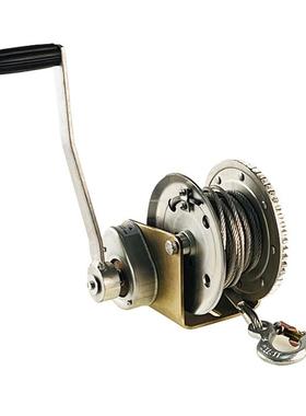 手改摇型镀锌拖车绞盘小家VDX用手卷动扬机游艇拖车房车装配件起