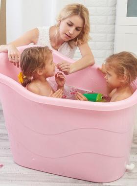 成人天泡澡桶加大泡澡盆加厚家用CYA冬浴缸全身浴折叠沐澡桶大人