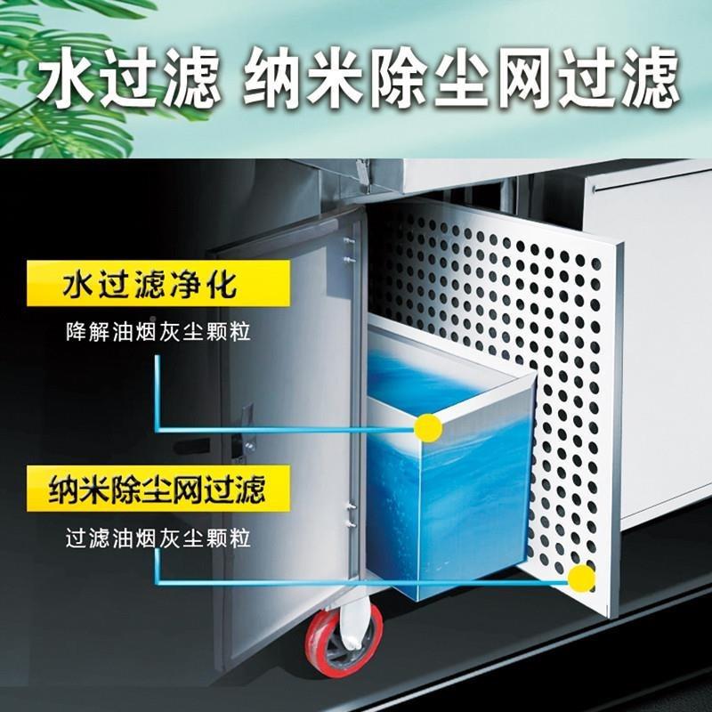 平吸水复合无烟净电化烧烤车动用环保免清洗摆TOL摊商移烧烤炉净