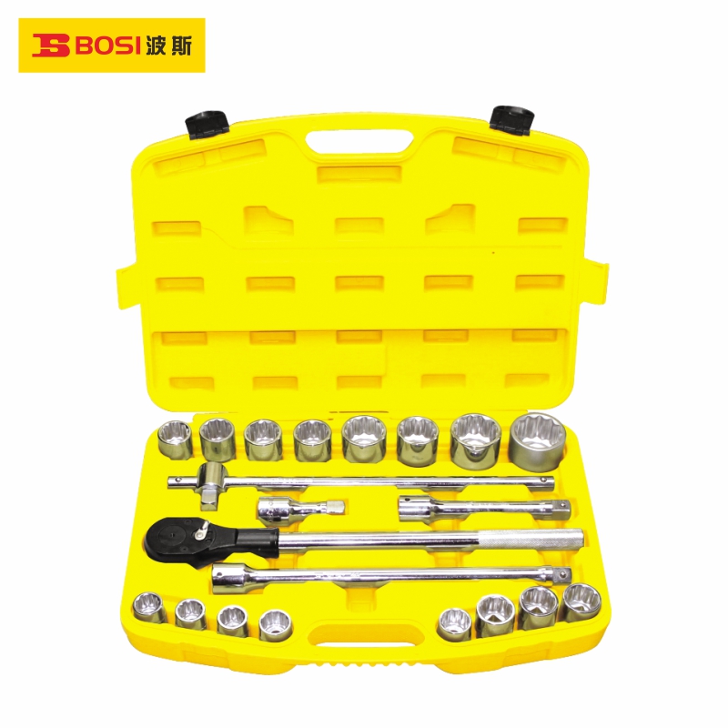 21件 19mm系列公制重型套筒组套 产品货号:BS511621