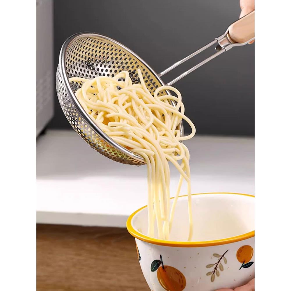 不锈钢漏勺家用厨房专用过滤焯水大笊篱沥漏勺捞面捞饺子油炸漏网